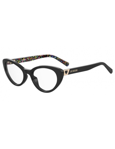 Occhiale da vista Love Moschino modello Mol577 colore 807/18 BLACK