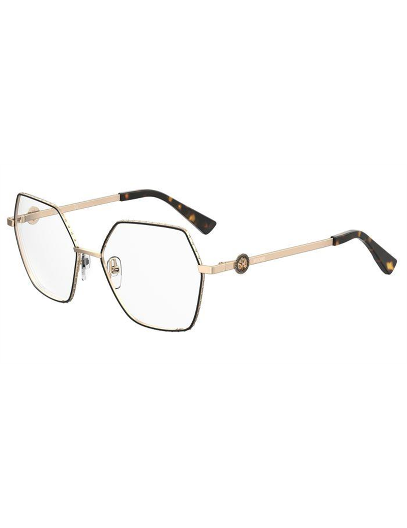 Occhiale da vista Moschino modello Mos593 colore RHL/16 GOLD BLACK