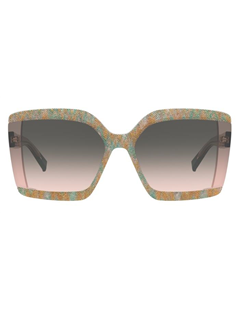 Occhiali da sole Missoni Made In Italy modello Mis 0186/s colore 038/FF PTTRN PNKGRN